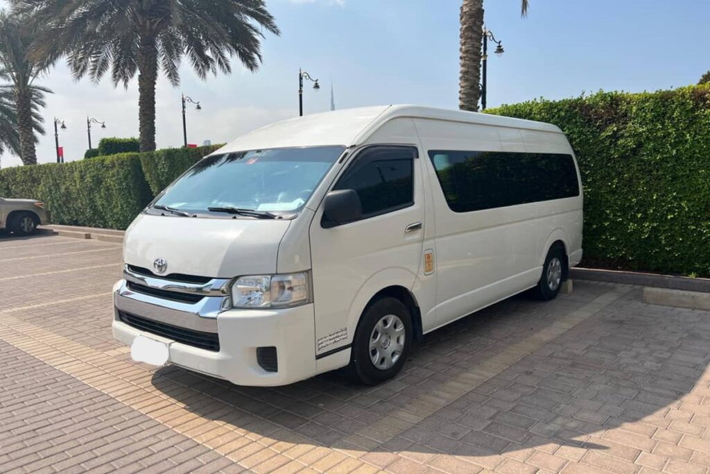toyota hiace van for group transportation